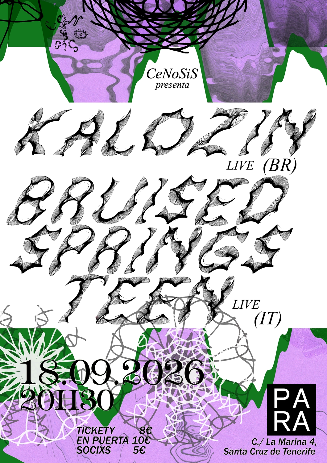 Gig poster — 18 September 2026